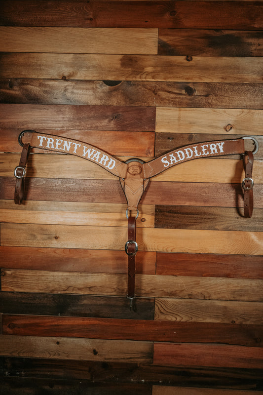 3 Piece 2" Roughout Breast Collar With TWS
