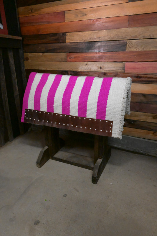Pink & White Striped Pad