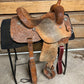 Edwards Leather Barrel Saddle ISUSED793