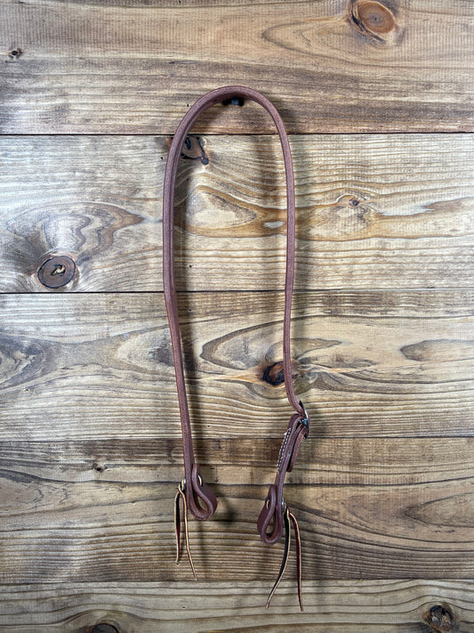 Single Buckle Slit Ear w/ SS Carts & Conchos