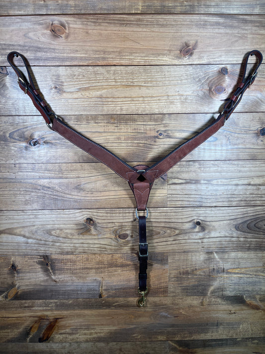 Oiled 2" Roughout Breast Collar